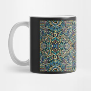 Ethnic pattern pet bandana Mug